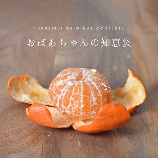 おばちゃんの知恵袋【みかんの皮】